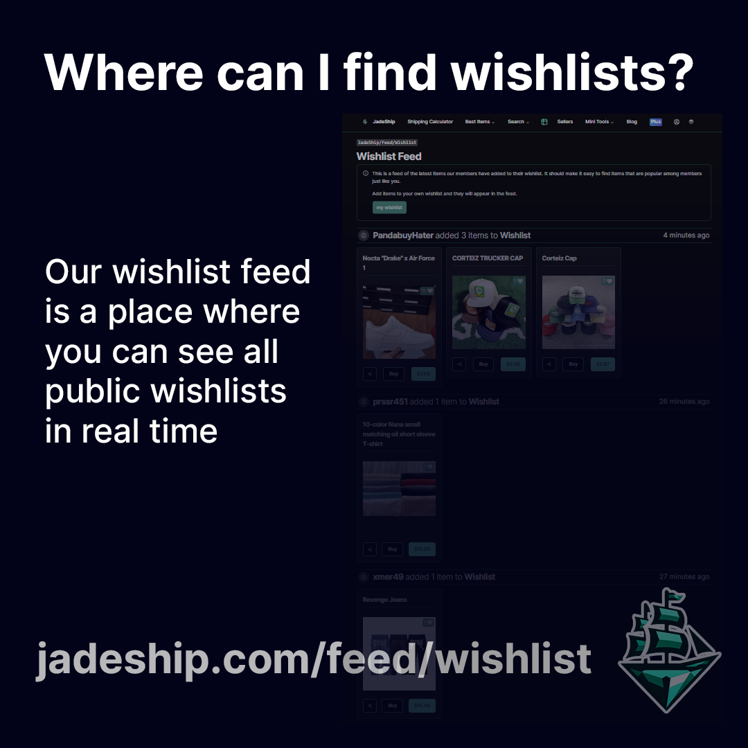 Dedicated page for each wishlist screenshot